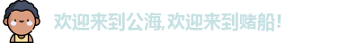 欢迎来到公海,欢迎来到赌船!